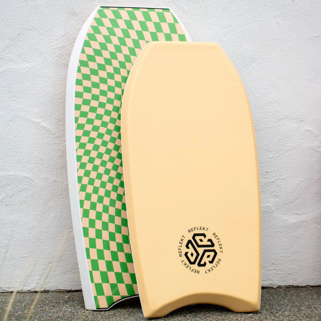 Wave Star Bodyboard - Green/Beige - REFLEKT LLC