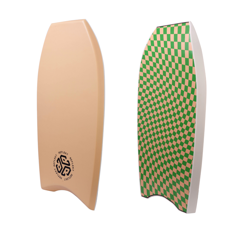 Wave Star Bodyboard - Green/Beige - REFLEKT LLC